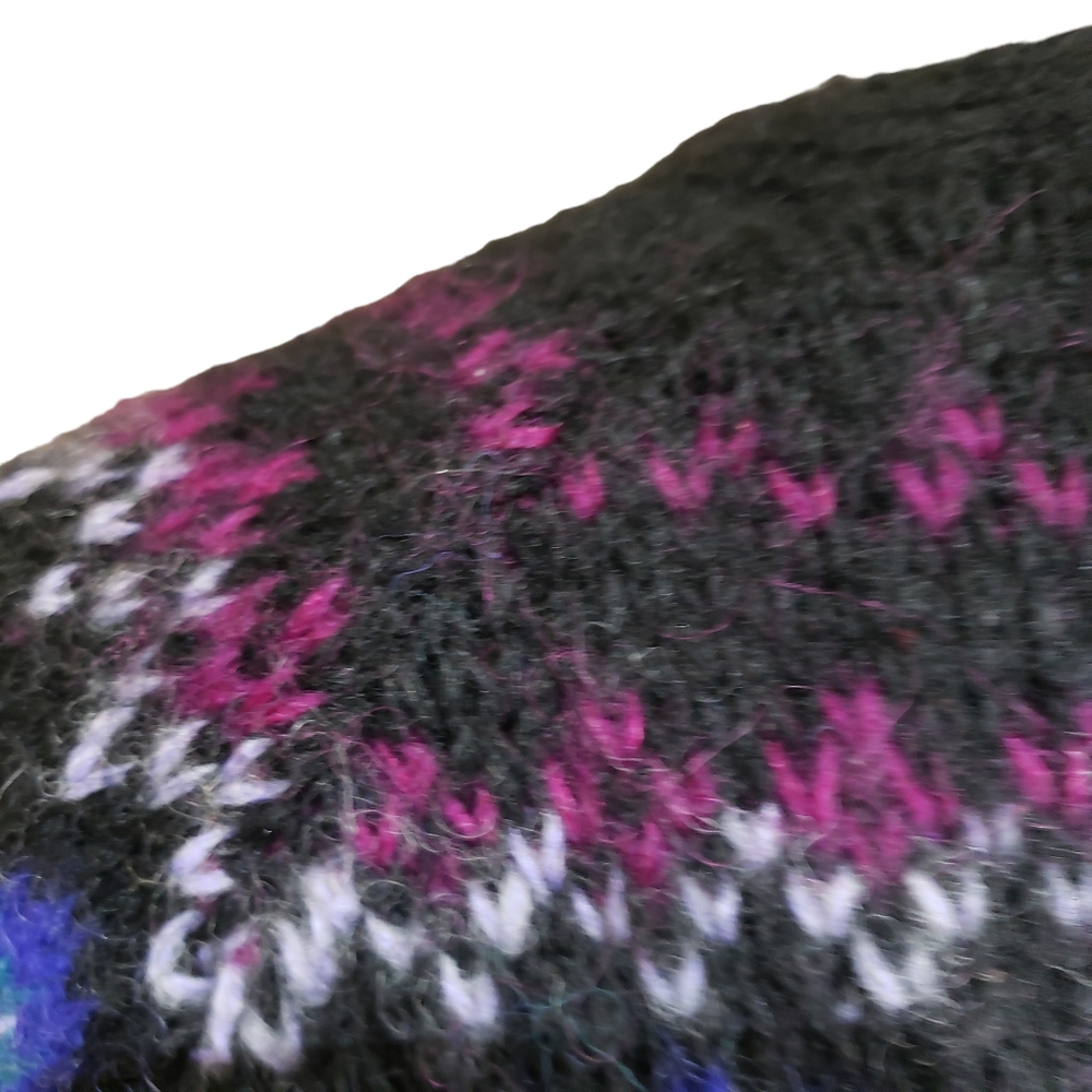 Vintage Sweater Nordic Print Cardigan - Picture 6 of 7